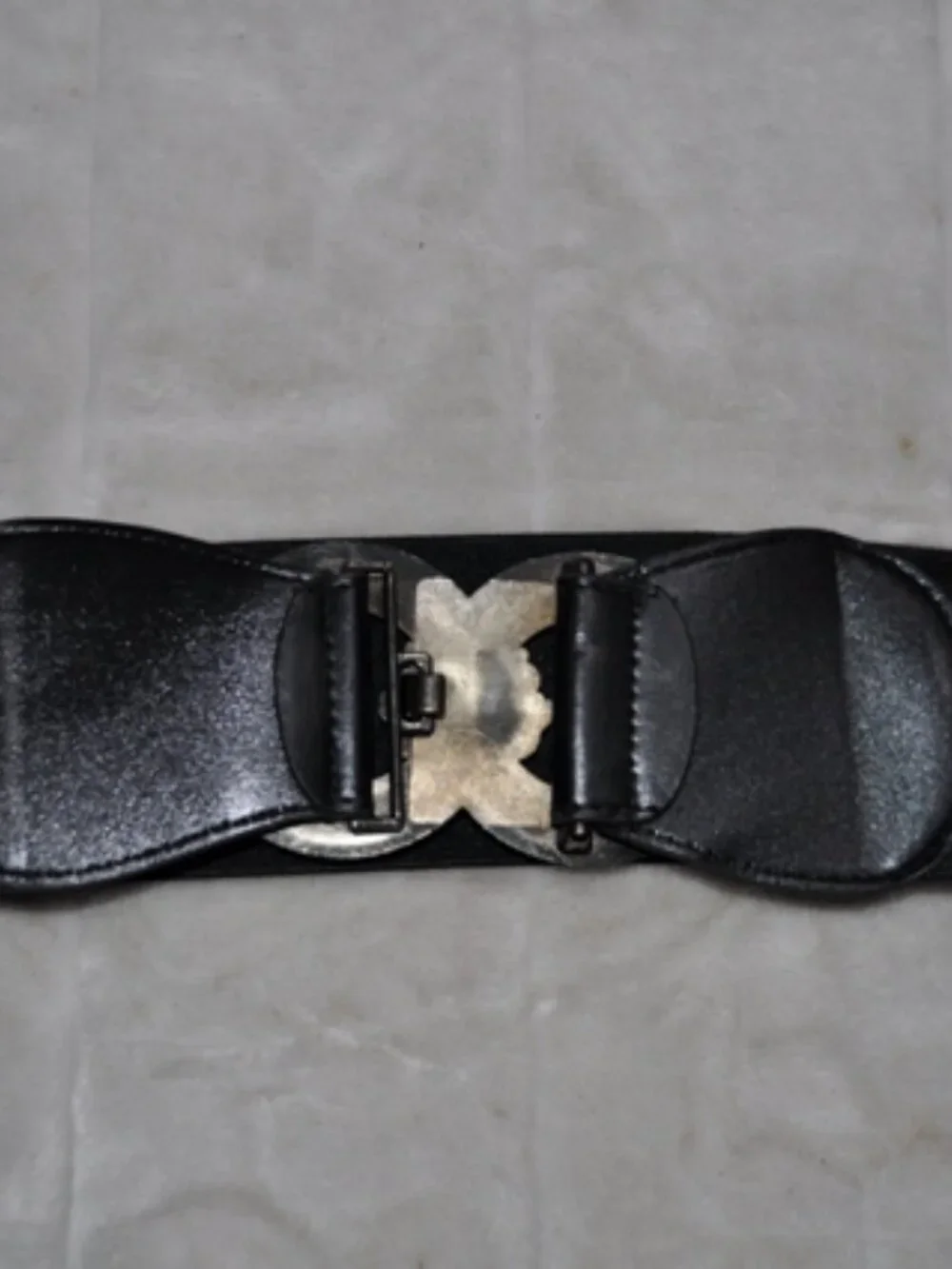 Women's Belt retro vintage Stretchy Cinch Belt 3 Inch Wide High Waist Double